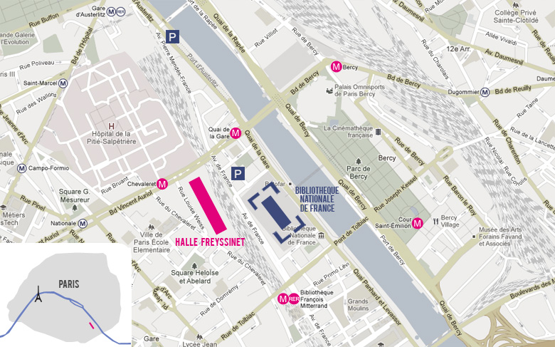 Carte Halle Freyssinet